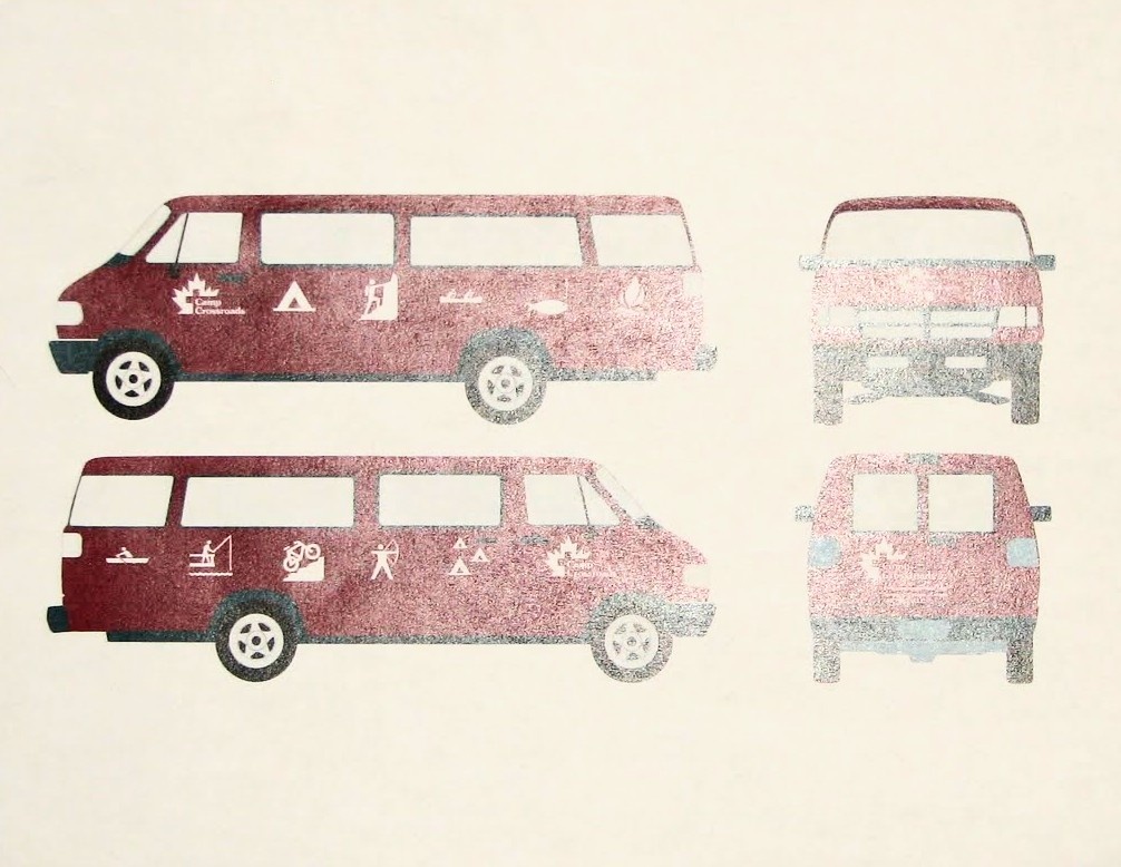 Vehicle Wrap Design for an Outdoor Kids Camp Van