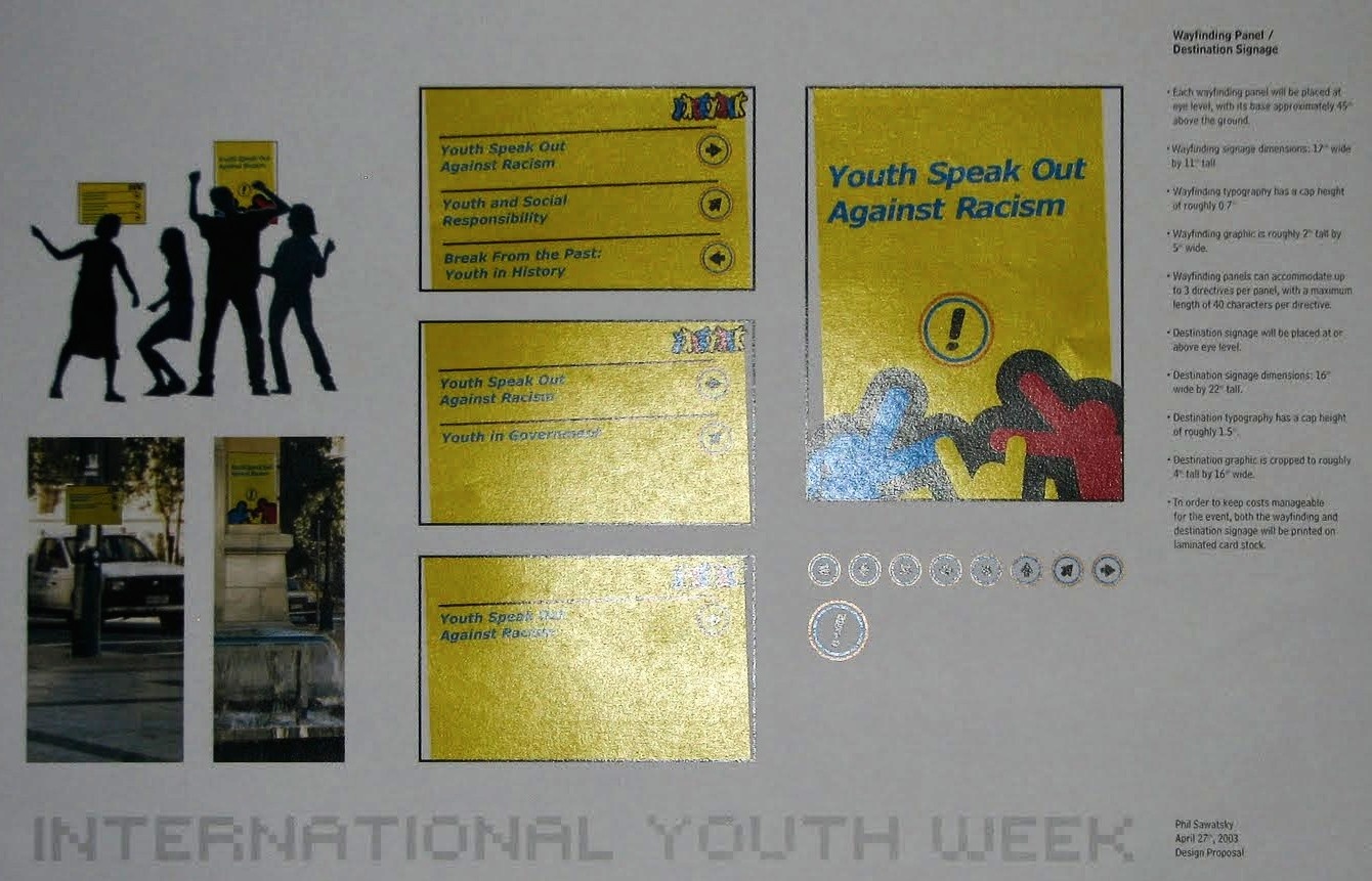 International Youth Week Wayfinding Design for Seneca College
